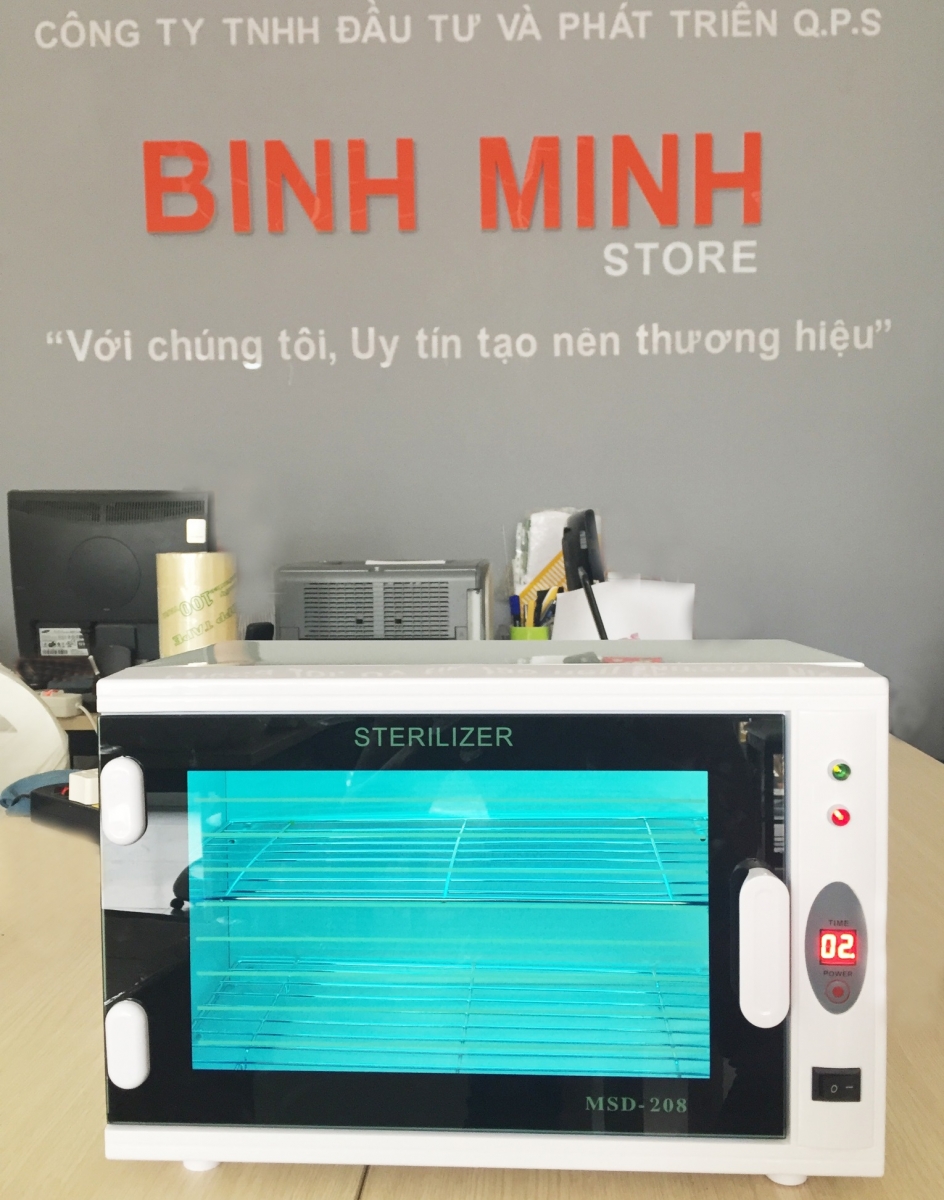 tủ tiệt trùng dụng cụ spa tia uv msd 208